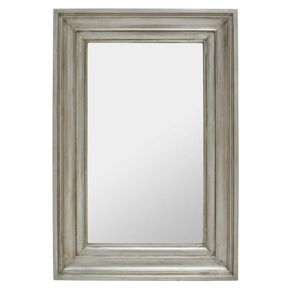 Safavieh 36 x 3.5 x 54 in. Zachary Small Rect Wall Mirror, Antique Silver CMI2006B